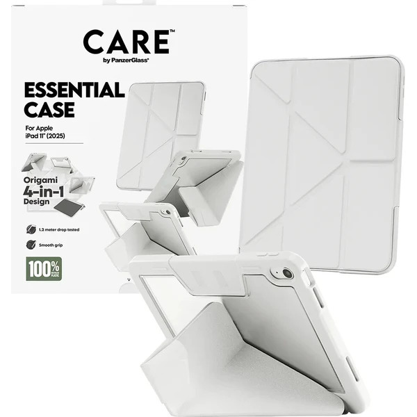 PanzerGlass® CARE 4v1 Essential pouzdro Apple iPad 11" (2025) šedé