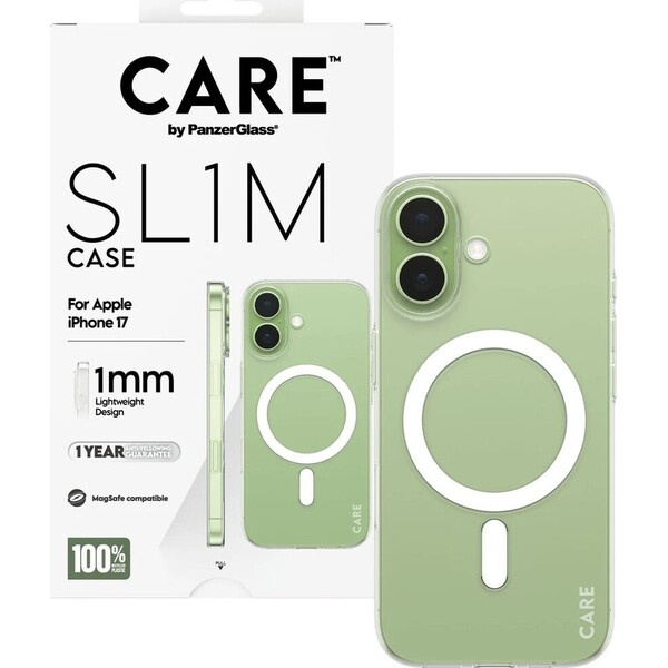 PanzerGlass® CARE SL1M MagSafe kryt Apple iPhone 17e/16e čirý