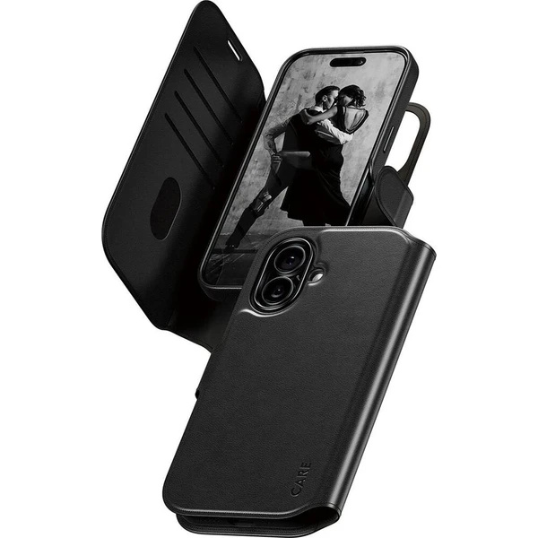PanzerGlass® CARE Tango 2v1 Wallet MagSafe pouzdro Apple iPhone 17e/16e černé
