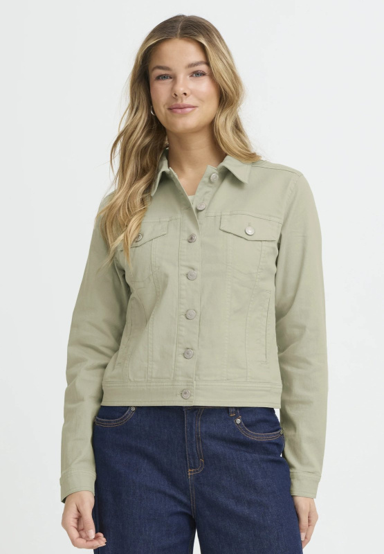 Dámská džínová bunda FRANSA zelená - 36