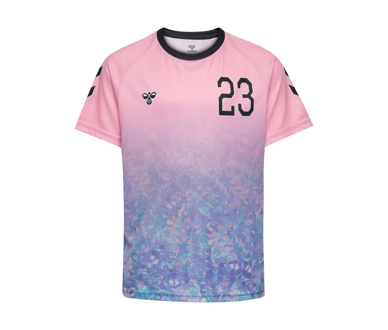 Tričko hummel® »HMLJR Shimmer T-Shirt S/S«, růžová