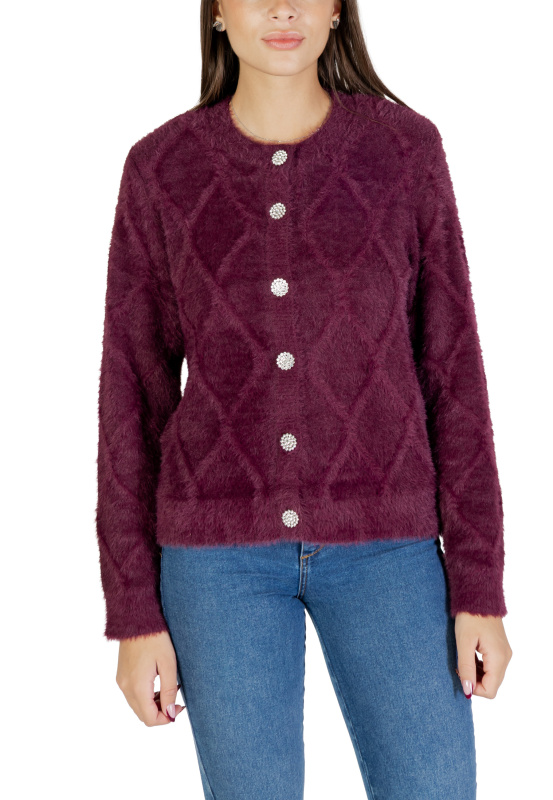 Fialový cardigan Jacqueline De Yong