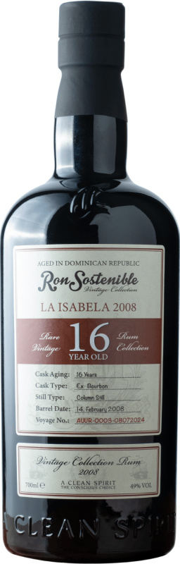 Ron Sostenible 16 letý La Isabela 49% 0,7l