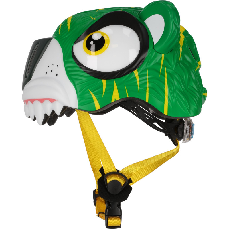 Crazy Safety Tiger, cyklistická helma, junior, zelená
