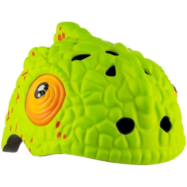 Crazy Safety Chameleon, cyklistická helma, junior, zelená