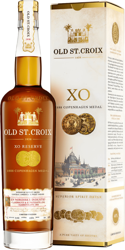 Old St. Croix XO 1888 Copenhagen Medal 40% 0,7l