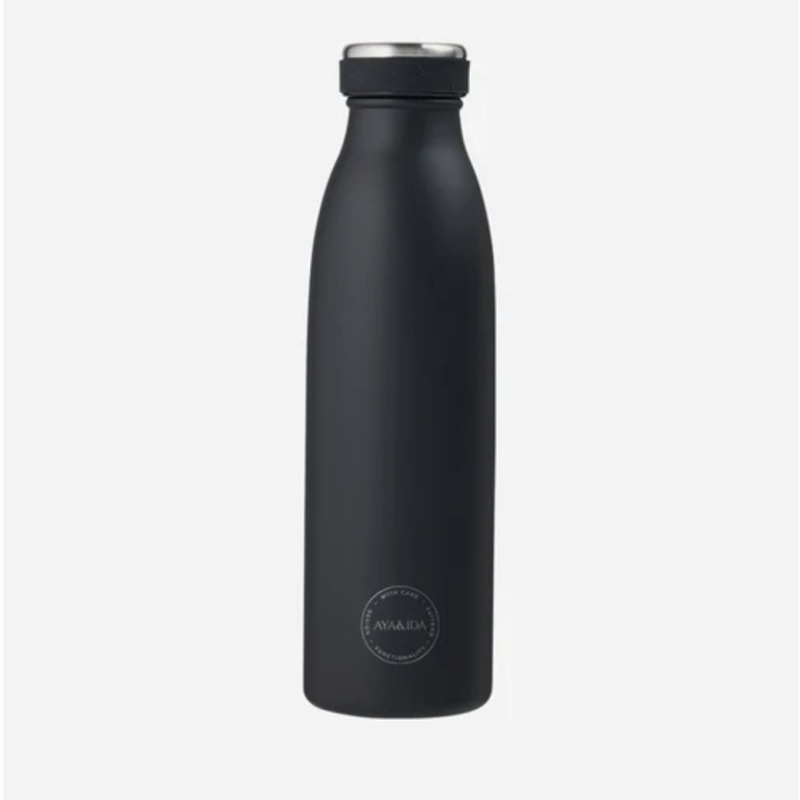 AYA&IDA Lahev Drinking Bottle 500 ml - Matte Black