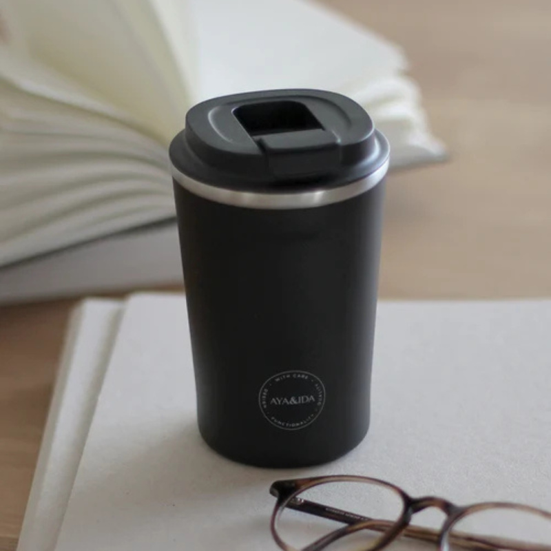 AYA&IDA Termohrnek CUP2GO 380 ml - Matte Black