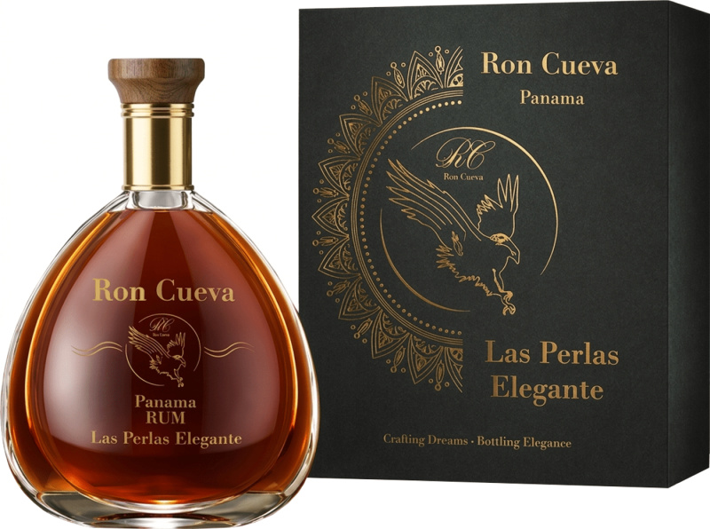 Ron Cueva Las Perlas Elegante 18letá solera 40% 0,7l