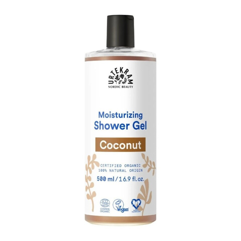 URTEKRAM BIO Hydratační sprchový gel s kokosovým nektarem 500 ml