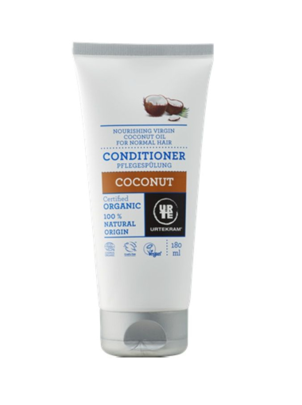 URTEKRAM BIO Vyživující kondicionér s kokosovým olejem 180 ml