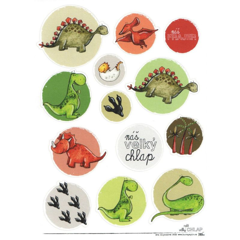 Samolepky A5 - Náš velký chlap č.2