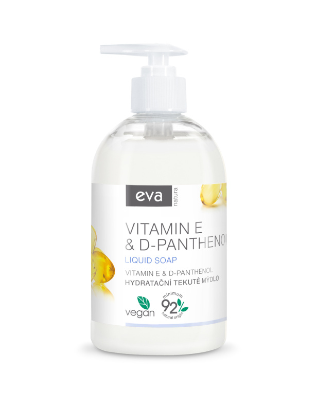 Eva Natura Vitamin E & D-Panthenol tekuté mýdlo na ruce 500 ml