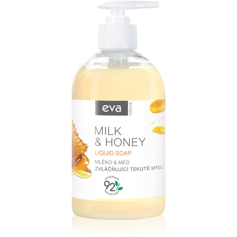 Eva Natura Milk & Honey tekuté mýdlo na ruce 500 ml