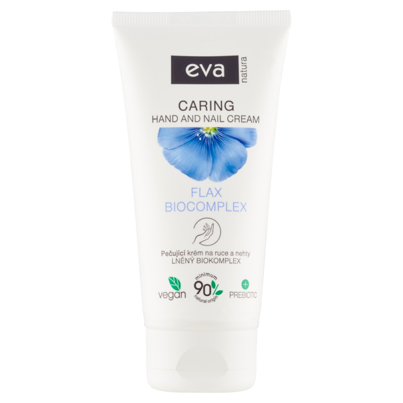 EVA NATURA Pečující krém na ruce a nehty Lněný biokomplex 75 ml