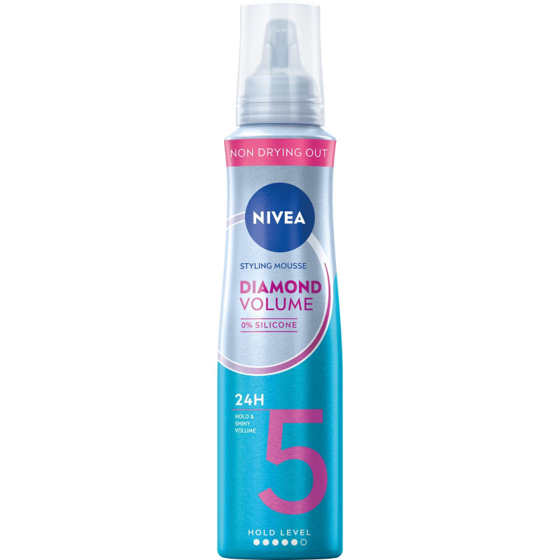 NIVEA Diamond Volume pěnové tužidlo pro objem a lesk 150 ml