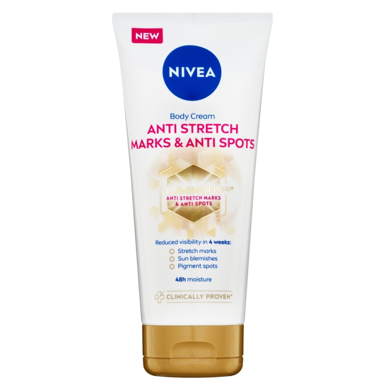 NIVEA Luminous 630 výživný tělový krém proti striím 200 ml