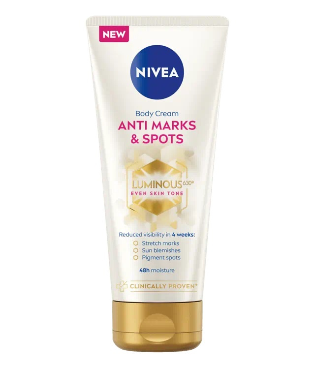 NIVEA Luminous 630 výživný tělový krém proti striím 200 ml