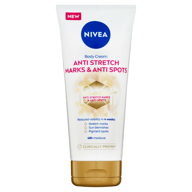 NIVEA Luminous 630 výživný tělový krém proti striím 200 ml