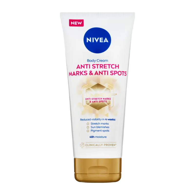 NIVEA Luminous 630 výživný tělový krém proti striím 200 ml