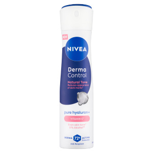 NIVEA Derma Control Natural Tone antiperspirant ve spreji proti tmavým skvrnám 150 ml