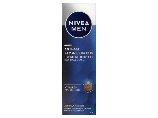 Nivea Osvěžující pleťový gel Nivea Men Hyaluron Anti-Age (Hydro Gel Visage) 50 ml
