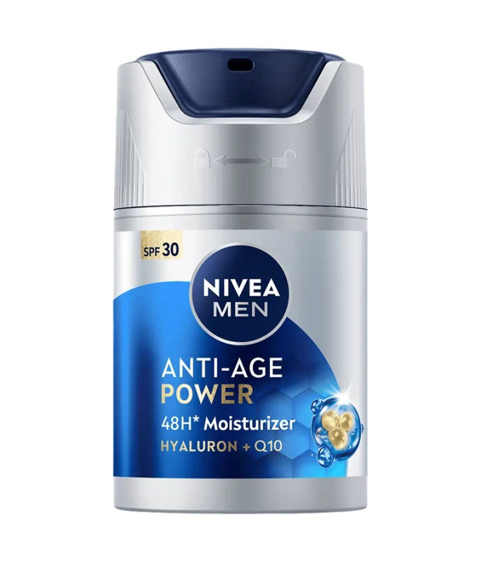 NIVEA MEN Anti-Age Power intenzivní hydratační krém proti vráskám SPF 30 50 ml