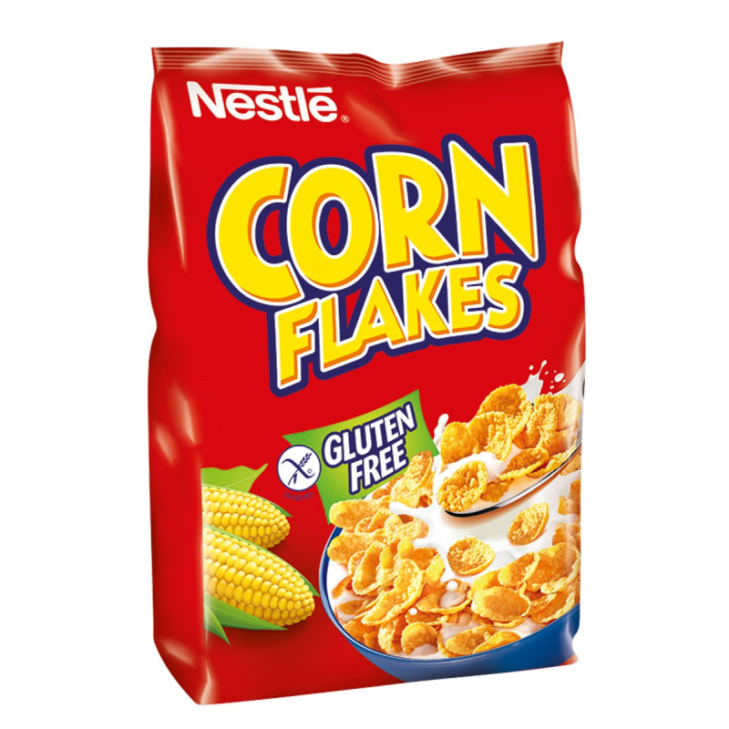 Nestlé CORN FLAKES snídaňové cereální lupínky bezlepkové