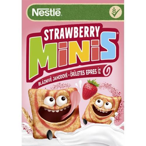 Nestlé Strawberry Minis snídaňové cereálie