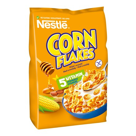 Corn Flakes Med a arašídy 400 g