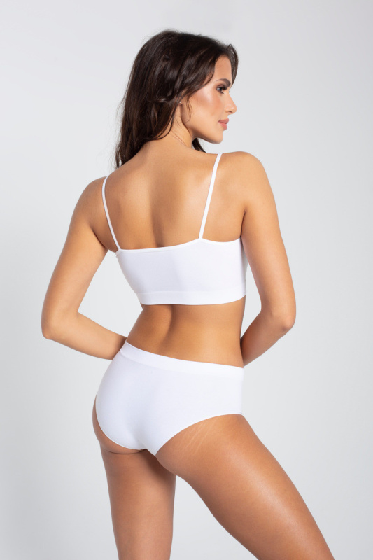 Dámské kalhotky SEAMLESS COTTON CLASSIC PANTIES černá XL