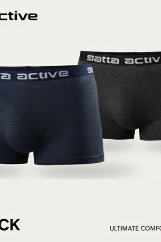 Pánské spodní prádlo - 2PP Boxer Active GA GREY/DEEP NAVY XL