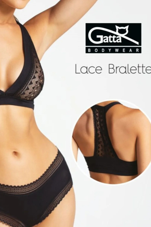 Dámská podprsenka LACE BRALETTE černá L