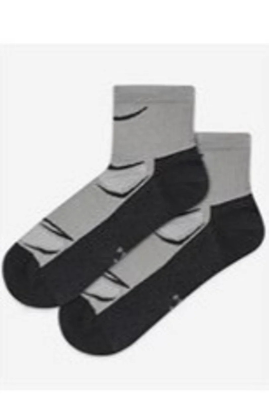 MLADÉ PÁNSKÉ PONOŽKY VZOROVANÉ AG+ ŠEDÉ 42/44