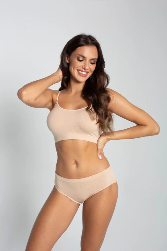 Dámské kalhotky - Bikini Queenie přírodní S