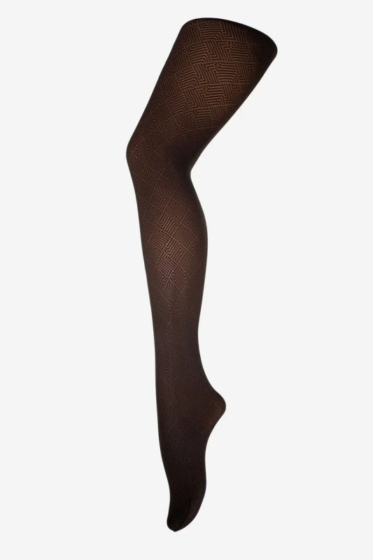 PUNČOCHOVÉ KALHOTY GATTA & WEDEL 40 DEN-02 DARK CHOCO 4-L