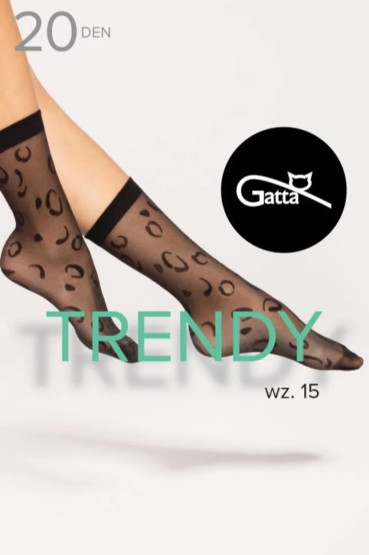 TRENDYLINE PONOŽKY - 15 PONOŽEK NERO UNI