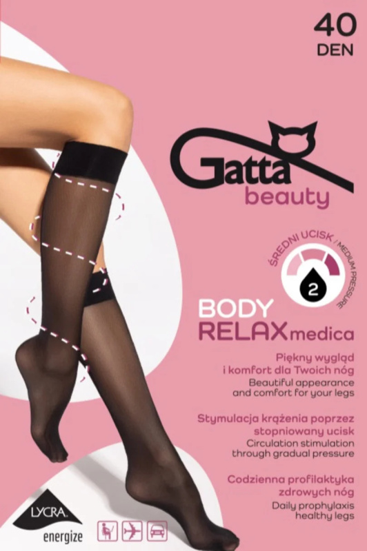 RELAXMEDICA 40 DEN PODKOLENKY DAINO 35/38