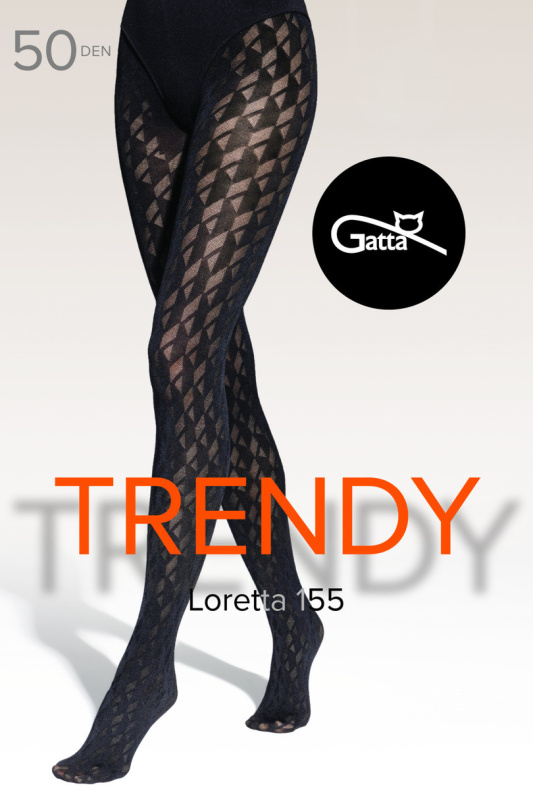 LORETTA - 155 mikrovlákno 50 DEN-6 NERO 6-XXL