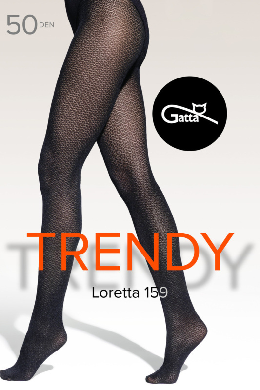 LORETTA - 159 Mikrovlákno 50 DEN-5 NERO 5-XL
