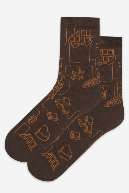 PONOŽKY GATTA & WEDEL DARK CHOCO 2 36/38