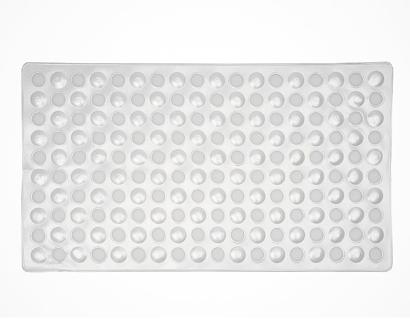 Bezpečnostní protiskluzová koupelnová podložka MEDUSA II PVC, bílá, 39x69cm