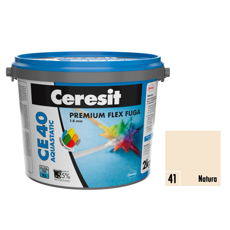 Ceresit Flexibilní spárovací hmota CE 40 Aquastatic Natura, 2 kg