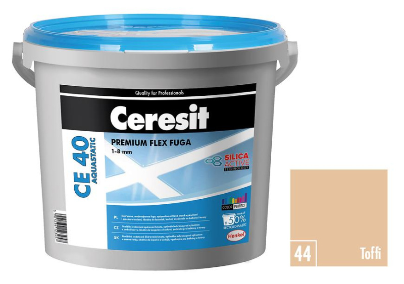 Hmota spárovací Ceresit CE 40 Aquastatic toffi 5 kg