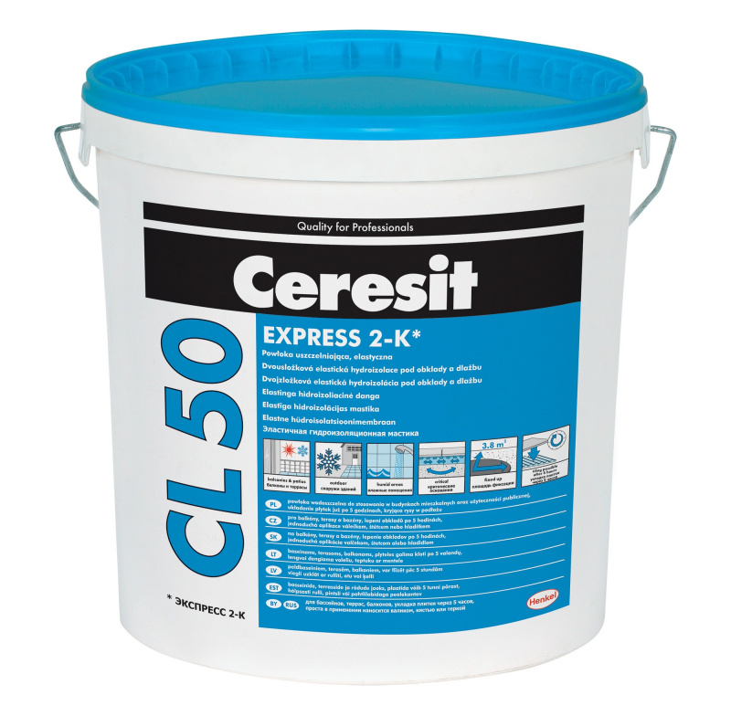 Hydroizolace Ceresit CL 50 Express 2-K 12,5 kg