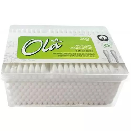 Ola papírové vatové tyčinky 200ks box
