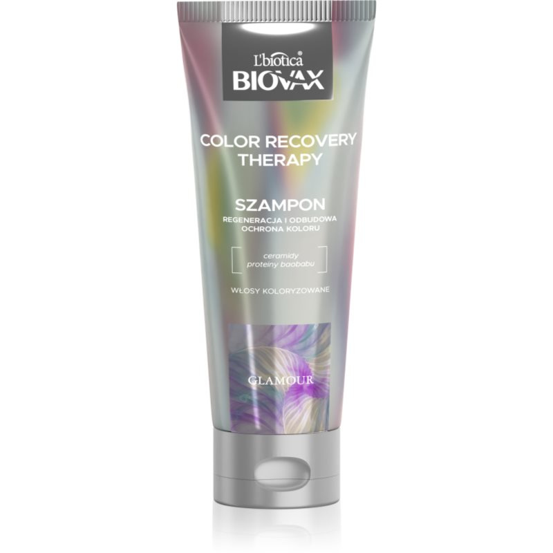 Biovax Glamour Color Recovery Therapy intenzivně regenerační šampon pro barvené vlasy 200 ml