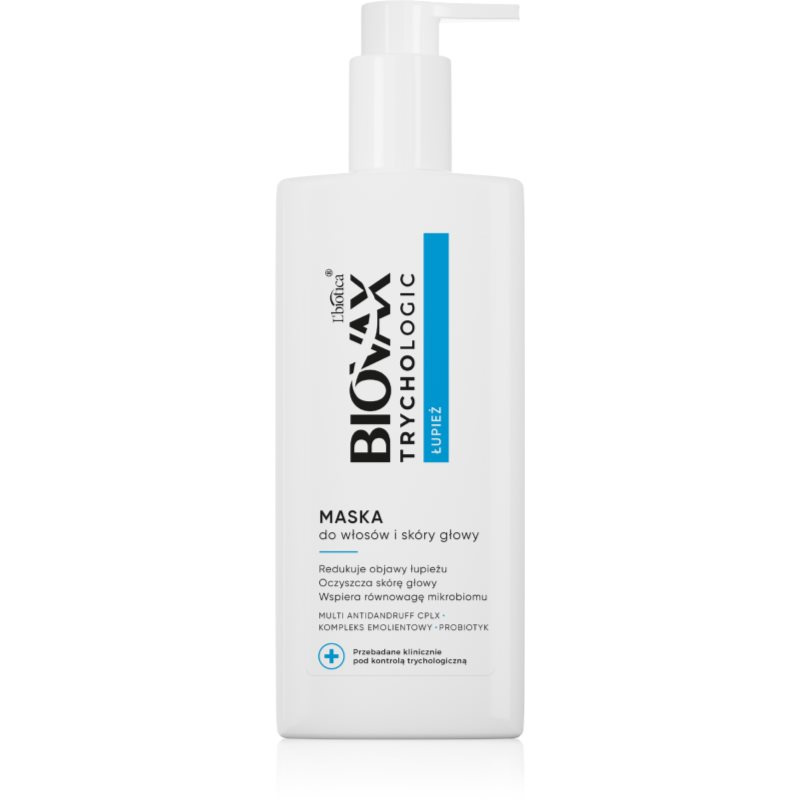 Biovax Trychologic Dandruff maska na vlasy a vlasovou pokožku 200 ml