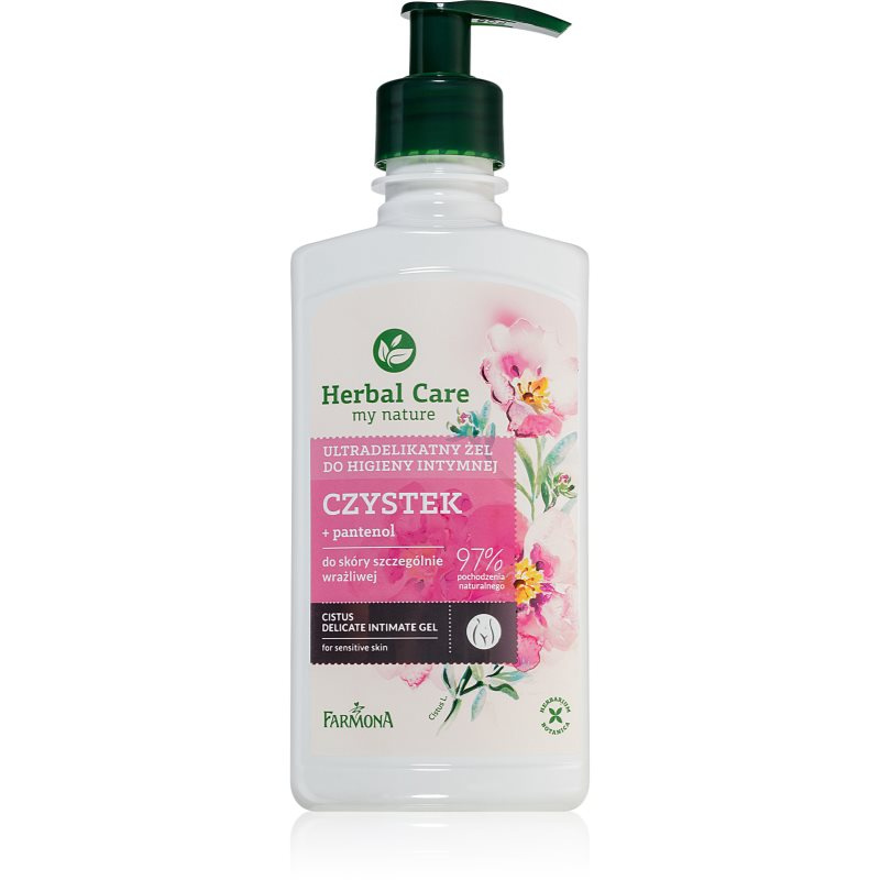 Farmona Herbal Care Cistus jemný gel na intimní hygienu pro citlivou pokožku 330 ml