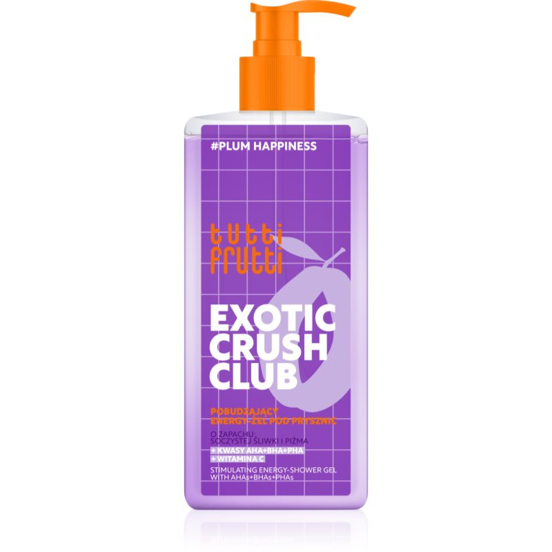 Farmona Tutti Frutti Exotic Crush Club energizující sprchový gel s AHA kyselinami 400 ml